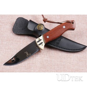 Elk Ridge USA small fixed blade hunting camping knife mirror surface UD405257